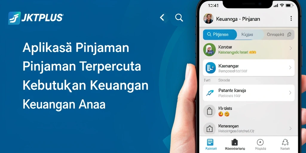 Antarmuka aplikasi JKTPLUS yang user-friendly dan fungsional.