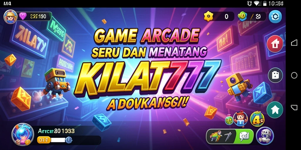 Tampilan antarmuka menarik dan intuitif dari game KILAT77.