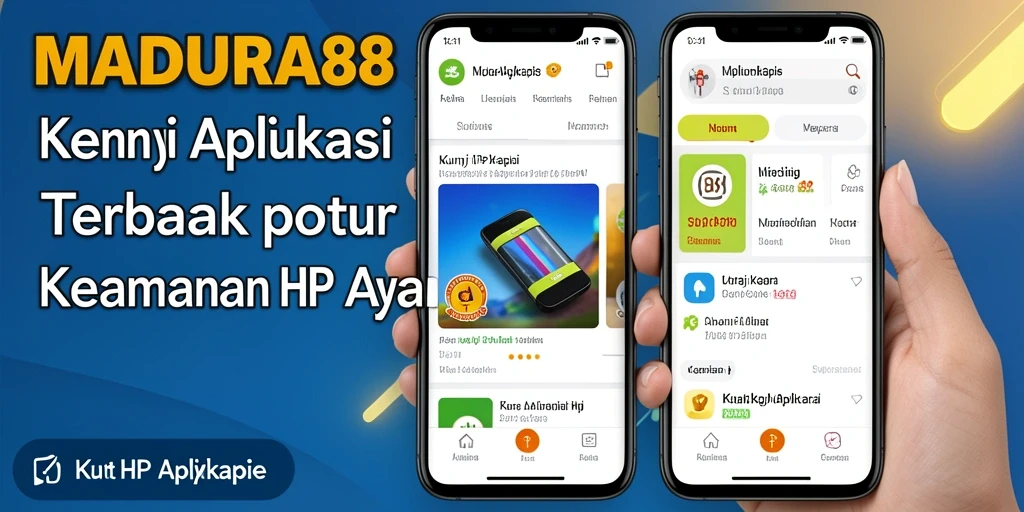 Antarmuka MADURA88 dengan kunci aplikasi yang aman dan fungsi intuitif.