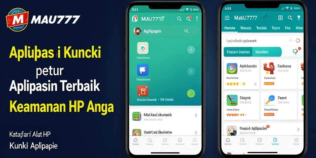 Tampilan antarmuka aplikasi Kunci Aplikasi MAU777 yang sederhana dan efektif.