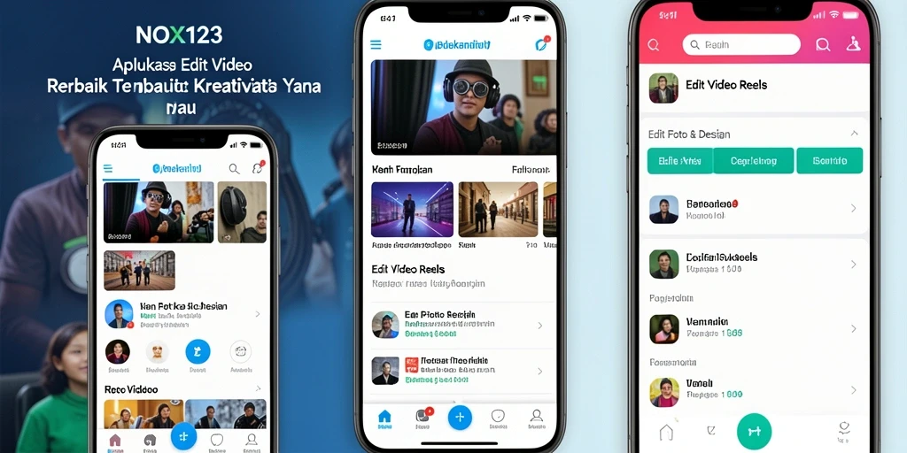 Antarmuka intuitif dan memudahkan pengeditan video Reels.