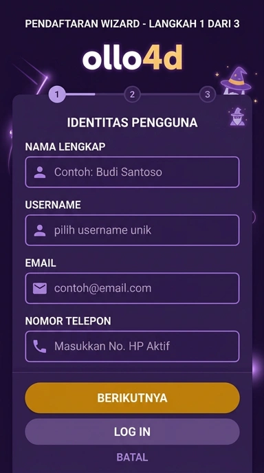 Panduan Registrasi Akun ollo4d untuk Pengguna Android